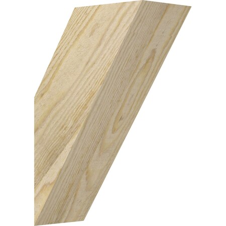 Ekena Millwork 4"W x 8"D x 12"H Traditional Rough Sawn Knee Brace, Douglas Fir BRC04X08X12TRA00RDF